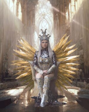 Stephanie Prince Instagram - Goddess is GODDESSING!!
•
•
Category is.. CELESTIAL BODIES! 
•
•
•
•
Lewk @patrick_isorena 
Photo @eluvieracosta @masstudiosintl
Retouch @rafebone @juan_castillo_videos 
Hair @abeiyamiraj 
Nails @nailed.by.indigo
#canadasdragrace #canadavstheworld
