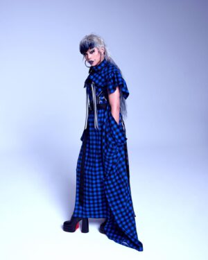 Stephanie Prince Instagram - You’re making it easy for me to judge you 🤨💙

Category is: PLAID GIRLS CLUB.
•
•
•
Lewk @maliyahbb @homomilk_estudyo 
Hair @abeiyamiraj @mirajwigs 
Nails @who.is.indigo @nailed.by.indigo 
Photo @eluvieracosta @masstudiosintl @juan_castillo_videos @rafebone 
#canadasdragrace #canadavstheworld