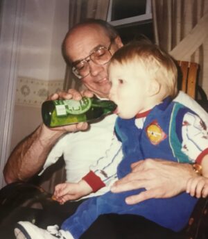 Stephen 'Baze' Basil Instagram - How it started ➡️ how its going. Cheers to 32 🍻