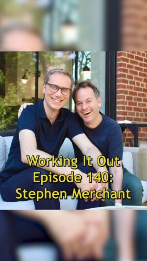 Stephen Merchant Instagram - Here it is, Working It Out fans. An all timer with Stephen Merchant, @stephenmerchant. An artistic and actual giant. Full video on YouTube.