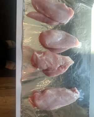Steve Austin Instagram - Meal prepping for the weekend. Locally sourced chicken breasts are from @carsonvalleymeats. Best chicken in Carson Valley. 
My nutrition plans are done by @christinedwallace Online Nutrition Programs. There are no shortcuts. 
#nutrition #diet #chicken #protein 
#mealprep #consistency