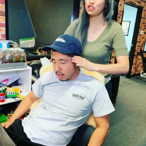 Steve Greene Instagram - I took this photo which I should be selling as prints. I call this “The eternal stress of greatness” feat @joejitsukawa @xblueapplez