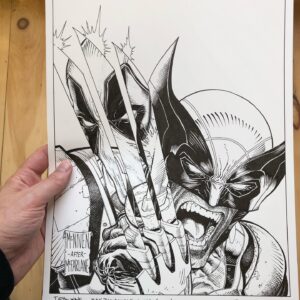 Steve McNiven Instagram - Here’s a set of Hulk 340 cover homages I did for Marvel that will be available as covers for an upcoming Marvel Deadpool/Wolverine story. Always fun to show my love for the characters and the fantastic artwork of the one and only @toddmcfarlane ! #deadpool #wolverine #marvelcomics #hulk340 #homagecovers #penandinkart #stevemcniven