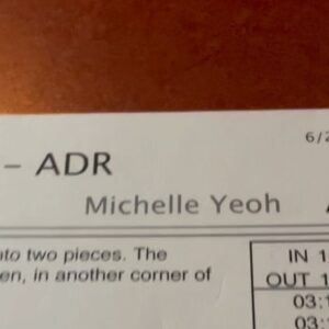Steven Caple Jr. Instagram - Pete Davidson in disguise. 😂 @transformersmovie cast is amazing, man. Sneak peek of Pete voicing Mirage & @michelleyeoh_official blessing us as the voice of Airazor 🫣 #rotb 2023