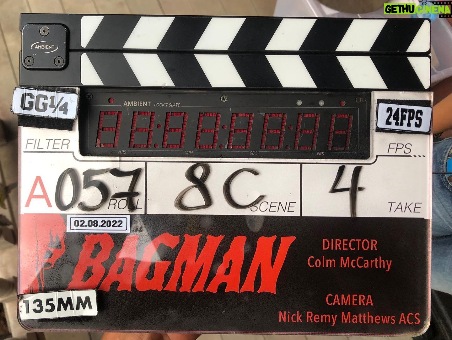 Steven Cree - 3.8K Likes - That’s a wrap for me on Bagman. Nightmares coming your way in 2023 I suspect. Great team behind this and I had a great time being part of it, pretending to be @mrsamclaflin ‘s brother.
Ps if you’re looking for a dialect coach check out @roncarlos319 !
@lionsgate #Bagman Thanks @jfisch3 @colzerino et Al for inviting me on board. @kelcali01 @john__hulme ❤️