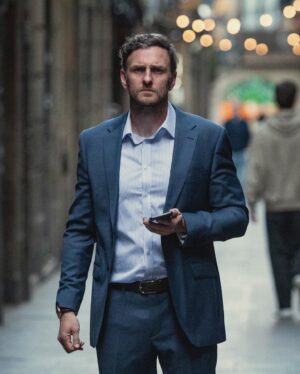 Steven Cree Instagram - The Diplomat. Coming out in February. 

Photos by @deswilliephoto 
@uktv @alibichannel @nowtv @skytv @virgin @world_productions_
