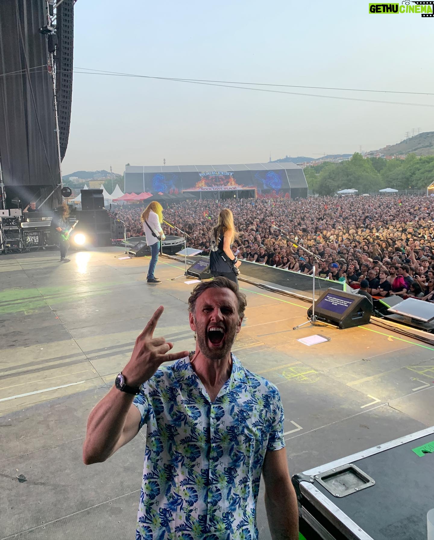 Steven Cree - 3.9K Likes - Megadeth. Rock Festival. Barcelona. Could I look any less cool? Probably not. @megadeth