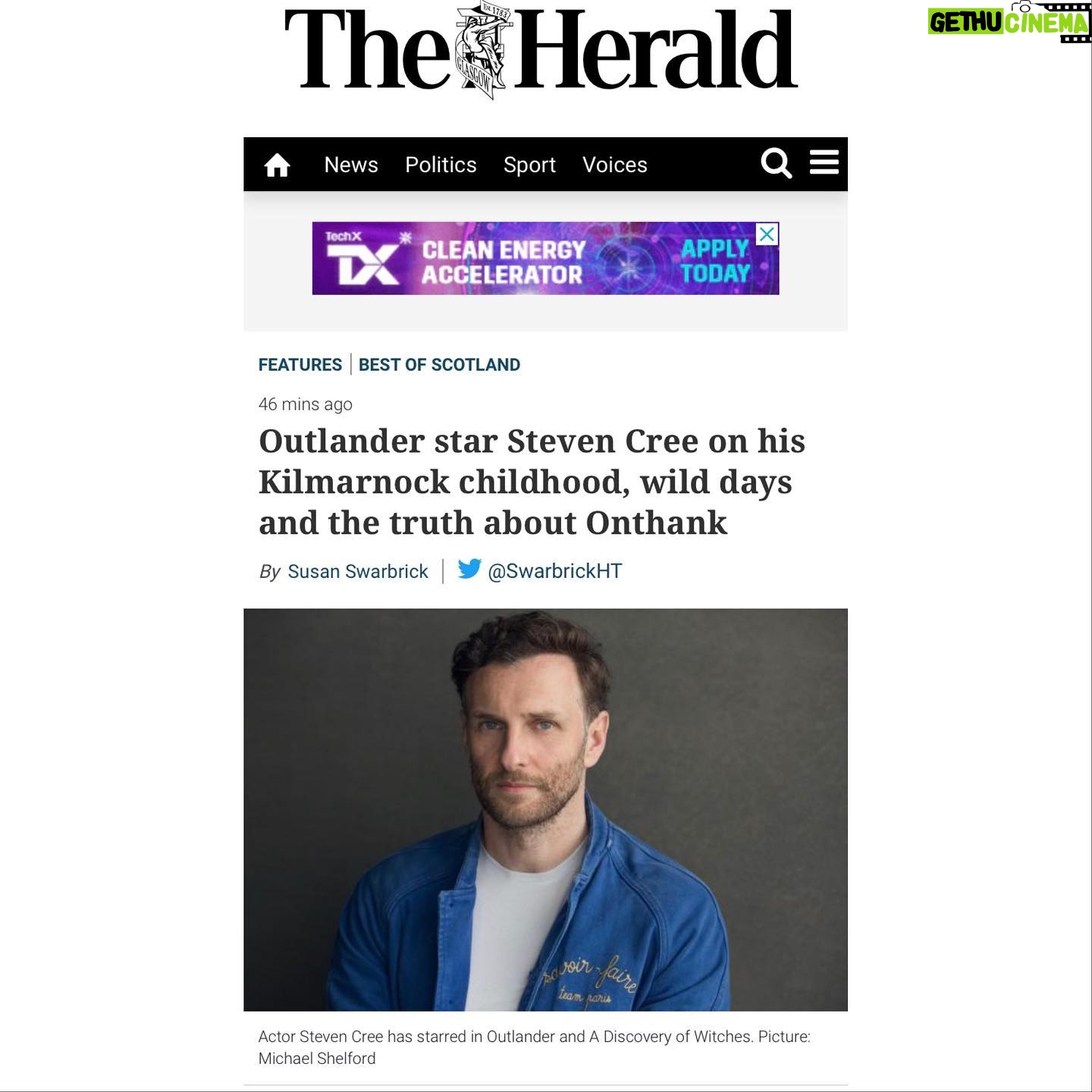 Steven Cree - 3.4K Likes - My favourite place in Scotland, Kilmarnock. Thanks @susanswarbrickdimmock and @theheraldscotland for letting me talk about my love for my hometown. #KTID