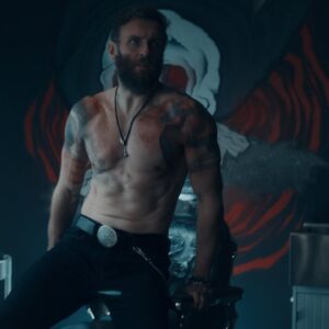 Steven Cree Instagram - 2 days to go…. @adiscoveryofwitchestv #Gallowglass #tattoo #trailer @skytv @bad_wolf_tv Huge thanks to the main man @nuuperformance for helping me get into shape and for being there the whole painful healthy eating way.