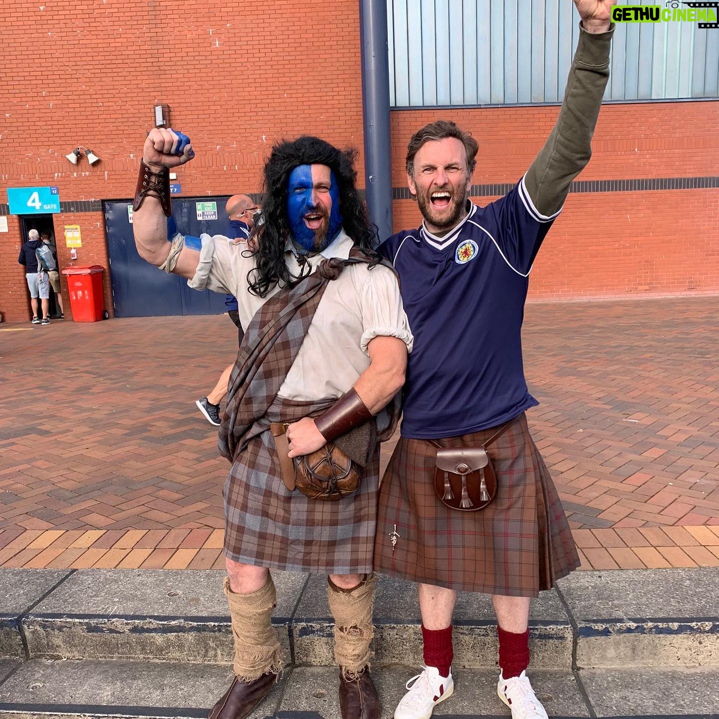 Steven Cree - 8K Likes - Come on Scotland!!!!! Thank you so much to @anamacca for helping me get tickets for tonight. Check out @andythehighlander & @highlandertoursscotland for amazing Outlander tours!!! And check out @jim.heaney.52 cause he’s my mate from Killie!! @scotlandnationalteam #euros2021 #yessir #scotland #outlander #highlandertours