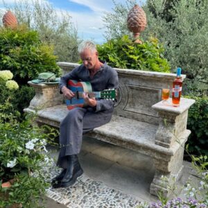 Sting Instagram - Enjoying a glass of @amante_1530 on a beautiful Tuscan evening 📷: @tee.lowrey