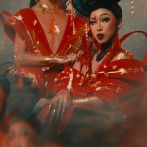 Suki Doll Instagram - La Maison Doll 
.
Celebrating our new chosen family 🧧
.
Video Creator: @geipinghohl
Set Art Direction: @nickwongphoto
Outfit design: @_thesukidoll
Design assist: @thedestinydoll
Hair design: @stephane_scotto_di_cesare
 & @_thesukidoll 
Nail Design: @funeralfacenails
Makeup inspo: @timothyhungcom
& @ida_elina
Studio space: @neighbourhoodstudios