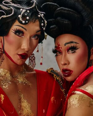 Suki Doll Instagram - LA MAISON DOLL X DESTINY
.
Art Direction: @nickwongphoto
Photography: @nickwongphoto
Photo Assist: @a_dashy
Outfit design: @_thesukidoll
Design assist: @thedestinydoll
Hair design: @stephane_scotto_di_cesare
 & @_thesukidoll 
Nail Design: @funeralfacenails
Set assist: @geipinghohl
Makeup inspo: @timothyhungcom
& @ida_elina
Studio space: @neighbourhoodstudios
.
After over a decade of drag, I am welcoming my first daughter into the family! A house is not a home without family, and with Destiny, we are going to make it into a household name. Destiny and I bonded with our love for drag. She is truly the sweetheart of our drag scene with unparalleled performance skills. We can't wait to show you more of asian drag excellence and push it to new heights! 

Bisous mes chéries 💋