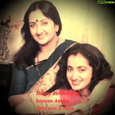 Sumalatha - 10.4K Likes - Remembering my most beautiful mom on her birth anniversary ❤️