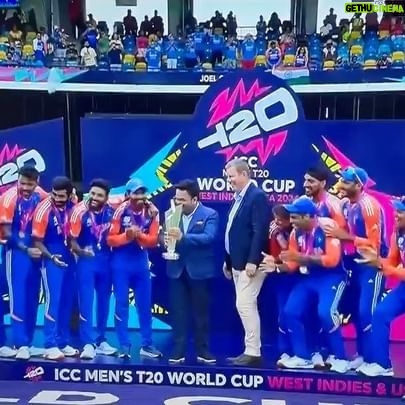 Sunny Deol - 1 Million Likes - Congratulations my Team #India, aapne Dil, Cup aur khushiyan sab Jeet li aaj ❤️❤️😍🏆🏆
#RahulDravid @rohitsharma45 @virat.kohli @rishabpant @jaspritb1 @hardikpandya93 @_arshdeep.singh__ @surya_14kumar #AxarPatel @kuldeep_18 Take a Bow!!
#INDvSA #worldcup2024 #WorldCupFinal