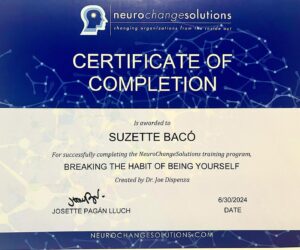 Suzette Bacó Instagram - El pasado sábado y domingo estuve tomando el curso “Breaking the Habit of Being Yourself” (Romper el Hábito de Ser Tu) del Dr. Joe Dispenza ofrecido por @josettepagan. Gracias @josettepagan  por la invitación, la experiencia y la oportunidad de seguir creciendo. 

Si hay algo que he aprendido bien es que nunca se termina de aprender. El rediseño es constante porque la vida es movimiento. Así que emprendo nuevo viaje para seguir desaprendiendo y aprendiendo. ¡¡No pudo llegar en mejor momento!! Agradecida…siempre agradecida. 🙌🏼

#orgullosademi 
#rediseño 
#trabajaadentropaquesenoteafuera☝🏼 
#nodesnuncanadaporsentado 
#abrazaelcambio