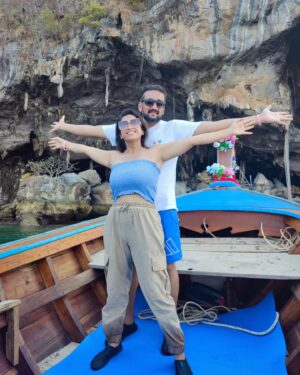 Swetha Changappa Instagram - Happy Birthday to My husband 
@kiranappachu 🧿❤️ 🧿
An amazing kind hearted soul❤️🧿
 wishing you more n more happiness , prosperity and a great health ❤️🧿 
 loads of love ❤️🧿