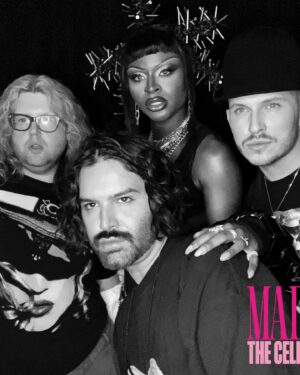 Symone Instagram - My weekend with M 🎉
Had the time of my life with you @madonna! Thank you for lovin’ on me. Love you always Queen 🖤 
@geordonnicol thank you for helping make this happen 🙏🏾
📸: @ricardogomesinst
