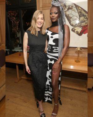Symone Instagram - The Saltburn after function! Congratulations on an amazing film @margotrobbieofficial & @mspike 🙌🏾 ready for a second screening 🍿