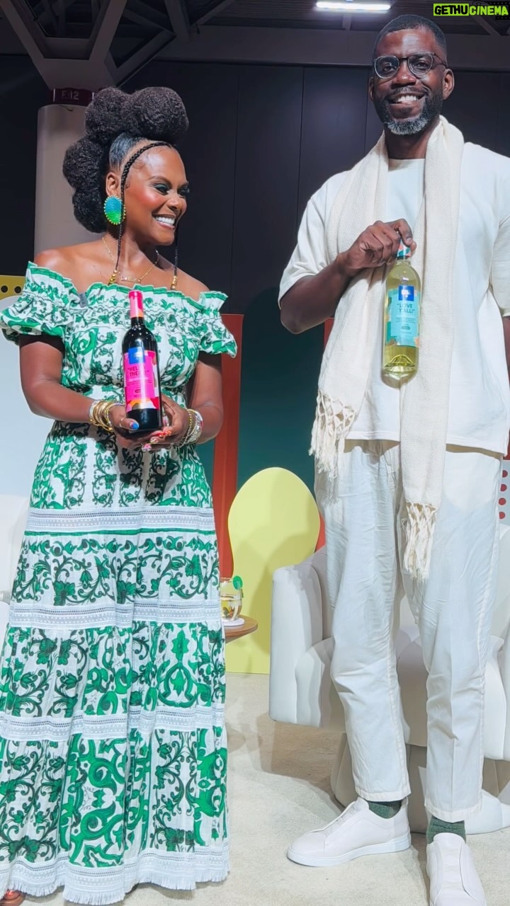 Tabitha Brown - 119.6K Likes - Well the cat is out the bag๐ท In true @essencefest fashion I announced today that I have a new Wine collection coming to @target this summer!!! A โHello Thereโ red blend and a โLove Yโallโ Moscato โค๏ธ. Yall know I love my wine even tho Peri love her too๐, but this has been a long time coming and Iโm so happy to share it with you all!! So mark your calendars family for July 21st ๐ท and weโll have a good toast together!! Big thank you to @isawstephen for the beautiful conversation โค๏ธ๐๐พ
๐๐พMore to come๐๐พ #targettabcollab #tabithabrown #GodisAmazing
๐ธ @mo_storyteller x @losography