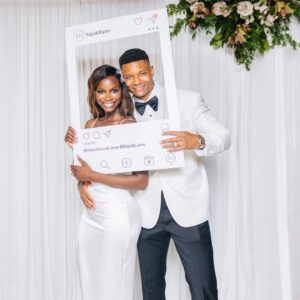 Taja V. Simpson Instagram - I married my soulmate. I know people say that but when I tell you he is. HE ABSOLUTELY IS!!
Ryan is the one I’ve waited my whole life to find. I wasn’t going to settle. I’d rather be single than do that! He was truly worth the wait! 

Bride @tajavsimpson 
Groom #RyanEaster
Bride MUA @marquiswardbeauty 
Family MUA @maddydollfacee
Hair Styling @joyboylace 
Hair unit @modernbeauty_co 
Groom Hair @itsuniversall 
Assistant @shamyajamerica 
Officiant @raywilliamsofficial 
Venue @shadehotelmb 
Flowers @flowersbyladybuggs 
Cake @torrancebakery 
Dress @martinalianabridal c/o @bridalelegancestudio 
Shoes @betseyjohnson 
Photographer @jorgemezaphotos 
Videographer @foreverfr3sh
DJ @djrtistic 

#AlwaysAndForever #IntentionalLove #Soulmate #TwoBecomeOne #BetterTogether #wedding #bossip #tajavsimpson #blacklove