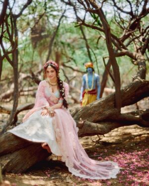 Tamannaah Instagram - Without hesitation, I can say that this is the best campaign I’ve worked on in my 18-year career.

Everyone involved, including myself, was in a state of peace and service throughout the process.

Each shoot is always filled with love and care, but this one was especially unique. Despite the intense heat, we experienced moments of serenity with the perfect shade, drizzle, and light - almost as if the universe was guiding us.

There were times when I felt a transcendent connection while embodying Radha, and a divine force seemed to be behind it all. This divinity is evident in the campaign’s visuals, thanks to the person behind it all @karantorani . He is truly a creative genius and one of the most talented young designers I’ve had the privilege to work with.

@karantorani tells the most captivating stories through his work. Each phase of love in this campaign has been depicted beautifully. His emphasis on storytelling over simply showcasing the collection highlights the true essence of a brand. 💗🌸🦚

Thankyou for all the love 🌸