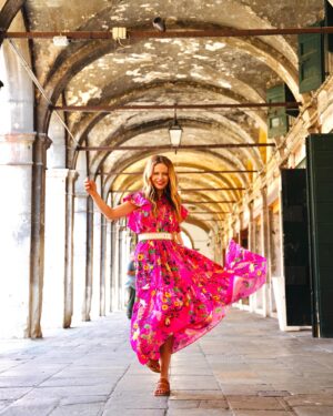 Tammin Sursok Instagram - We came, we saw, we walked 20k daily steps, we conquered, and we sweated our faces off. Venice, I love you and I'm coming back when it’s fall next time 🤪 
Ok so here are the takeaways from Venice with kids in two and a half days…. 
1- If you go in summer. Its hot. Like very hot. And very crowded. Which can be a positive when you want ambiance. But without our neck fans, constant breaks, and a crap load of iced water, it wasn't easy. 
2- Don’t be upset if your kids aren’t as thrilled at the museums and palaces as you are. I completely fell in love with Venice all over again, especially its architecture and churches. But I'm not sure the kids appreciated it as much as I wanted them to. They were more excited by the gelato 😂 
3- Don't just stay in Venice. We went to the glass blowing in Mureno which cost $10 euros and the beach in Lido. Both worth visiting and a short ferry across. 
4- There is a LOT of amazing food. But it’s worth searching for it then just walking into a tourist spot - if you're a foodie like me you’ll be disappointed unless you're in the know. 
5- If you can, take a gondola. Definitely better than the ones in Vegas 🤣 I preferred taking one at night as it’s magical with the lights, not as hot and and crowded as the day time. 
6- Book a photo session! I booked this one through @airbnb with @jsphotovenice and @miri.take took these photos. So reasonably priced and they do an awesome job! 
7- All gelato is NOT created equal. Sometimes it’s mind blowing, and others it’s like mediocre ice cream. One of my rules is if it comes out of a silver tin like @gromgelato you're going to be happy. If its in massive mounds, not so much. 
8- See the tourist attractions an hour before they close. The kids were tired so I saw some main sights alone and they were almost empty. The Doge’s Palace was a highlight for me and I almost had it to myself! And go see the show Titize!!!
9- Venice is expensive BUT there are many things that are inexpensive. Gelato is $2.50 and pizza is $3.00 and there are hotel options at a budget. 
10- Venice is Definitely worth seeing. Next time we will be coming when it’s cooler! 🥵🤣Comment below.. Off to Puglia tomorrow! #venice #italy