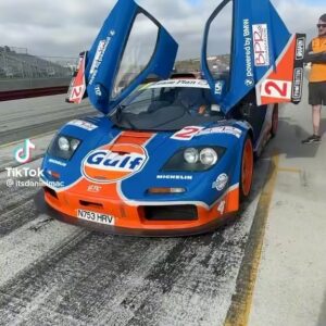 Tanner Foust Instagram - #tbt meeting @itsdanielmac while about to shred the @mclaren F1 GTR 🤙🤙