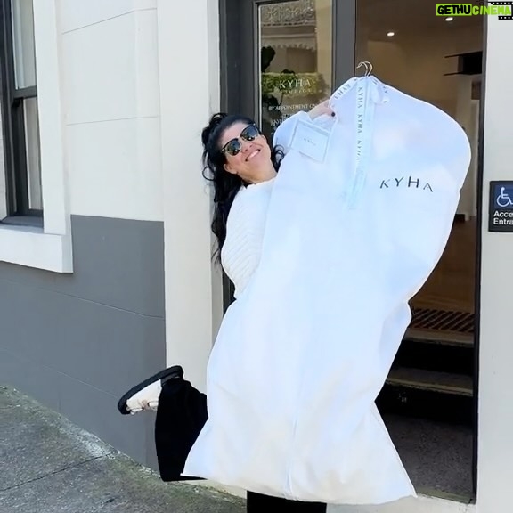 Tanya Hennessy - 10.5K Likes - GOT MY DRESS! Before I got it -I had an epic panic attack. Just cried in the car! (Nothing to do with my dress, more that it’s just ALOT) Ugh why are weddings so anxiety inducing? Ooft either way this is exciting and overwhelming! @kyhastudios @k.y.h.a filmed by @sarahlaidlaw
