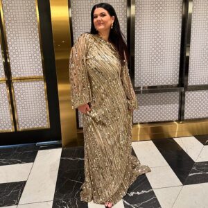 Tanya Hennessy Instagram - Very demure very mindful. With @stanaustralia at the @tvweekmag Logies. Wearing @kyhastudios @kyhastudios earrings Make up by @danhdoanmua Hair by @josiemorgan.hair shoes I found in my sisters wardrobe without her knowledge.