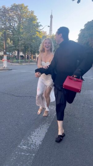 Tara Lipinski Instagram - 10.August.2024 So there we were, running toward tomorrow to host the Closing Ceremony, minding our own business…
@taralipinski @taraandjohnny @nbcolympics 

#paris #olympics #sports #france #taraandjohnny