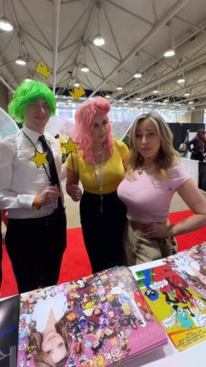 Tara Strong Instagram - Adorable cosplayers #demure #timmyturner
