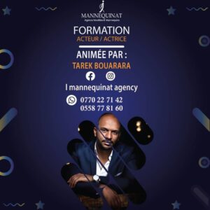 Tarik Bouarrara Instagram - @imannequinat 
بدأت الدورة التكوينية مرحبا بالجميع