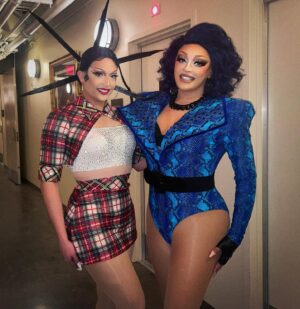 Tatianna Instagram - Finally got to meet @denalifoxx and bitch she is everything!!! 👯‍♀️ 
👗: @dvcouturellc