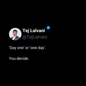 Tej Lalvani Instagram - Waiting for the ‘right time’ to come along before you start your business is going to leave you waiting forever.

Start now!

#business #entrepreneurship #motivation #lifestyle