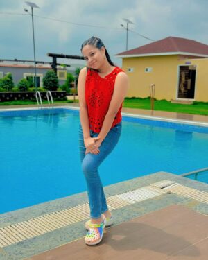 Tejaswani Behera Instagram - 🦋♥️ 
.
.
Location @kcr_resort_convention ✨