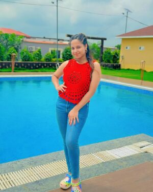 Tejaswani Behera Instagram - 🦋♥️ 
.
.
Location @kcr_resort_convention ✨