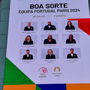Telma Monteiro Instagram - Está quase na hora do momento tão esperado!!
Quando me perguntam sobre expectativas, só penso no quanto são trabalhadores e de uma excelência incrível! 
O quanto gostava que se sentissem orgulhosos por terem concluído com sucesso uma qualificação olímpica de exigência tão elevada! Tantas competições, lesões, treinos tão existentes, corpo cansado, com dor, longe da família, longe dos amigos, com tantos sonhos! Uma exigência enorme sobre vocês mesmos!
Mas vocês estão entre os melhores do mundo! Isso já ninguém pode mudar! Vocês estão nos Jogos Olímpicos! A maior e mais especial competição do mundo! Aquela que só acontece de 4 em 4 anos e que tem de ser conquistada! Parabéns por isso!

Agora desfrutem desta experiência e que possam ser a melhor versão que conseguem ser! Estamos todos a torcer! Aconteça o que acontecer, os que estão, vão estar sempre! 

Muito orgulho em vocês todos!j
Boa sorte equipa. 
Cabeça fria, coração quente! Sonhem!
Até já 🥹🫶🏼

#paris2024