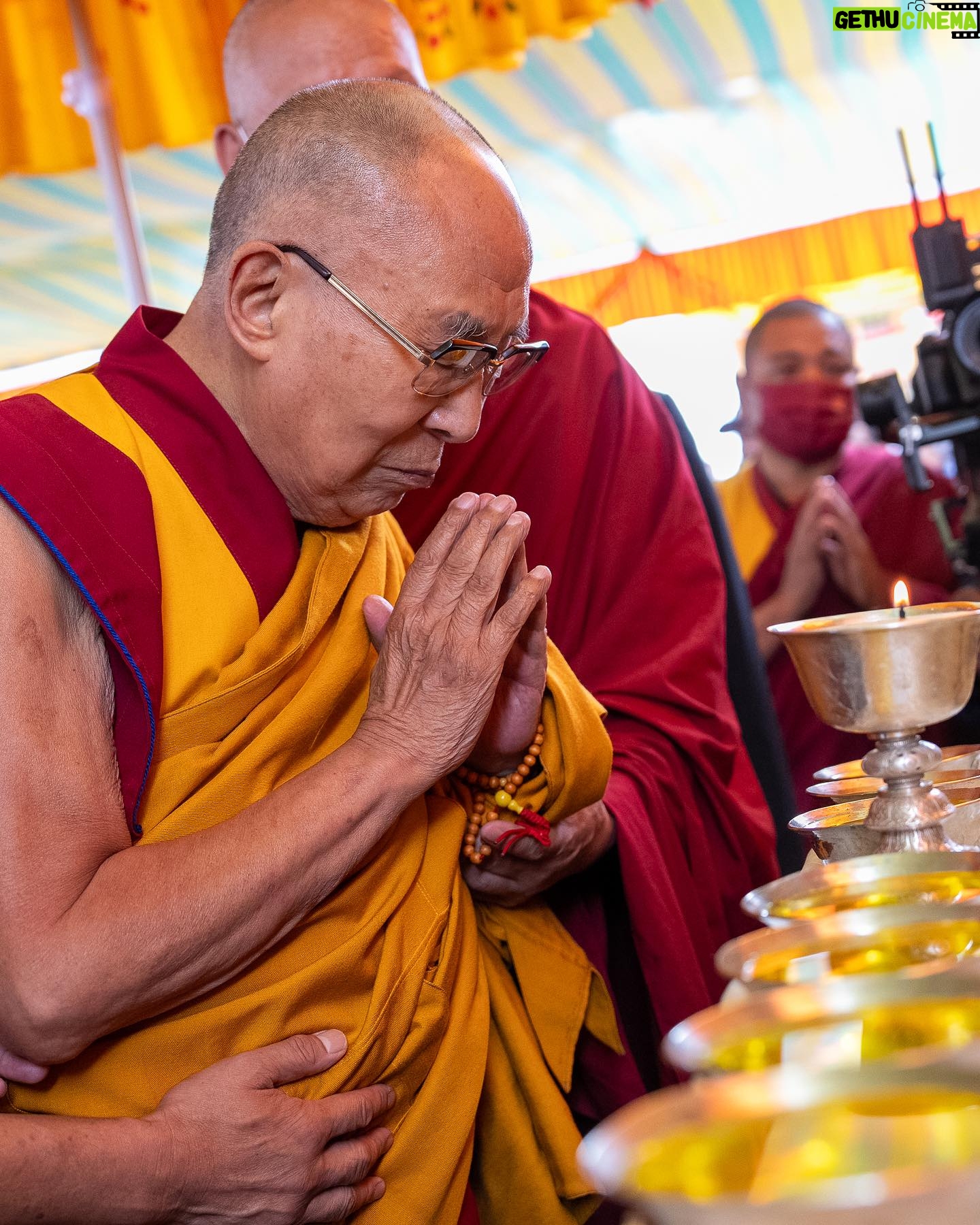 Tenzin Gyatso - 73.4K Likes - Golden Jubilee cum Lamdon Yarchos Chenmo at the Lamdon Model Senior Secondary School in Leh, Ladakh, India on August 7, 2023. Photos by Tenzin Choejor/OHHDL #dalailama #lamdonschool #leh #ladakh #goldenjubilee