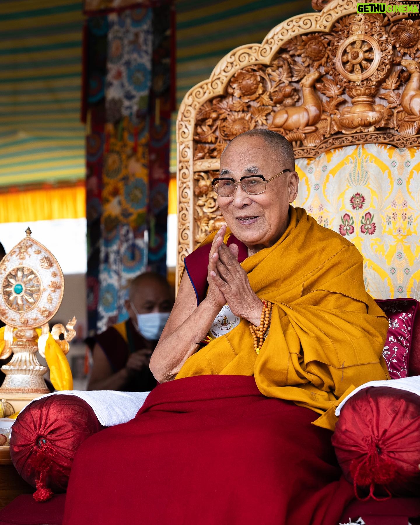 Tenzin Gyatso - 73.4K Likes - Golden Jubilee cum Lamdon Yarchos Chenmo at the Lamdon Model Senior Secondary School in Leh, Ladakh, India on August 7, 2023. Photos by Tenzin Choejor/OHHDL #dalailama #lamdonschool #leh #ladakh #goldenjubilee
