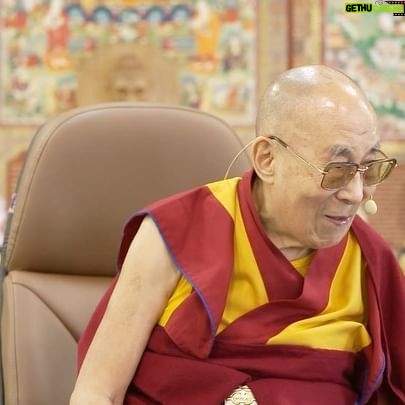 Tenzin Gyatso - 76.8K Likes - A young girl asking HHDL if he gets angry during his meeting with friends from around the world at his residence in Dharamsala, HP, India on April 11, 2022. #dalailama