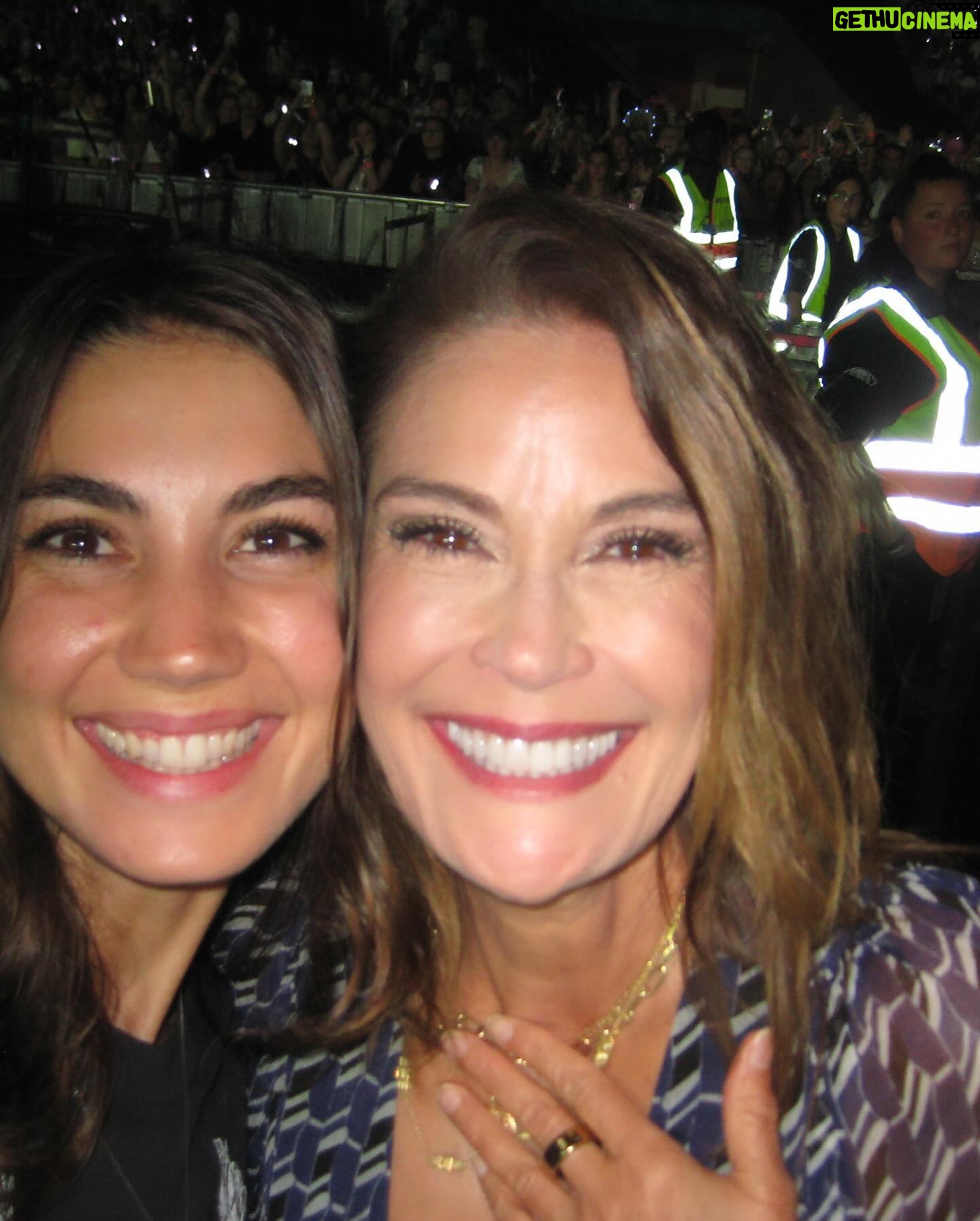 Teri Hatcher - 17.8K Likes - Memories with @iamemersontenney from 1st concert ever in LA to now @wembleystadium I treasure this. @taylorswift Thank you for providing us years of music to share. It was epic!!! đđĽđ