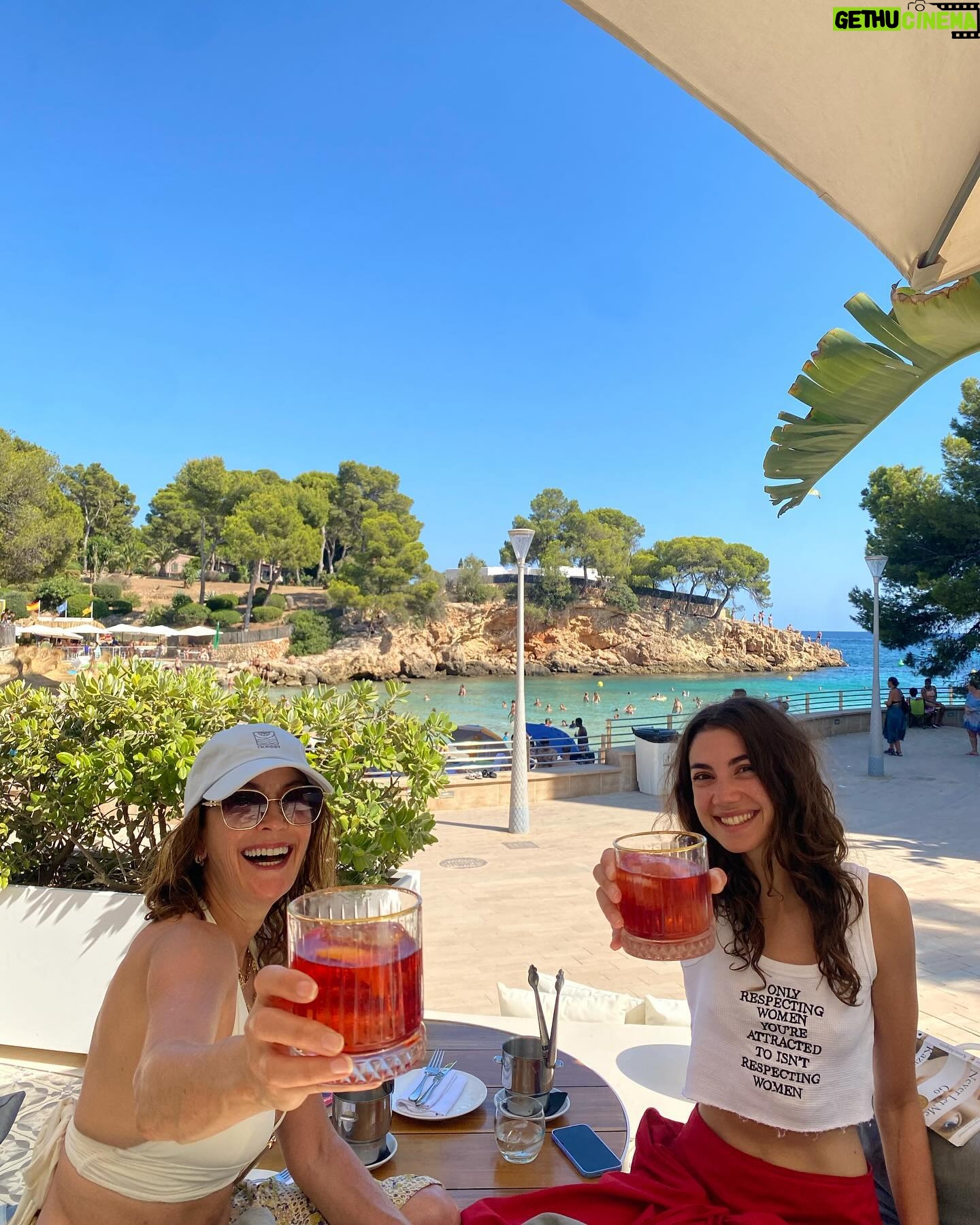 Teri Hatcher - 22.6K Likes - Had an amazing time @thedonnaportals in Mallorca! Time in the pool, time in the sea, and time with my daughter is just what I needed. Thank you for such a memorable stay in a beautiful hotel!