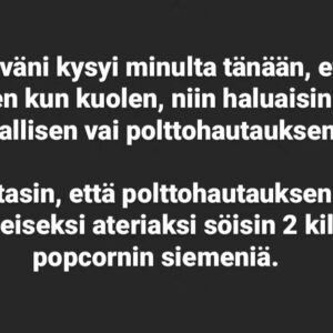 Tero Tiittanen Instagram - Kauniina kesäpäivänä tällaisia pohtivat 🌞

#kesäpäivä#popcorn#kesällä#summer#summeriscrazy#ajatelma#ajatus#kommunikaatio#helsinki#maissi#corn#vitsi#quote#frendi