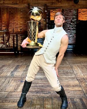 Thayne Jasperson Instagram - 🏆 3000 shows of Hamilton?!! I think I win the trophy 🥇
•
•
#WaitWhat?!?! #Who’dHaveThought?! #WhatTrophyIsThis?🤹🏻‍♂️ #IsThisSports? #SeaburysFreeThoughts #Broadway