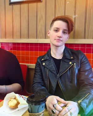 Theo Germaine Instagram - greetings, earthlings 🌎 DESIRE LINES, a hybrid, experimental documentary I acted/participated in, has been making the festival circuit over the past few months. The project is all about the inner lives of gay and queer trans men; it's about sex, desirability, navigating attraction and heavily features Lou Sullivan and Chicago.  Many wonderful subjects were interviewed over the course of several years in the making of this; the documentary is full of eye-opening personal stories. DESIRE LINES made its world premiere at Sundance 2024, taking home the Next Special Jury Award and has since been having screenings at more festivals than I can list. 

DESIRE LINES was created by @julesrosskamfilms and narrative parts written by @nategualtieri . Produced by @fullspectrumfeatures / @dr_aymar / @thejenniferreeder / @andre_adventures / @brittaniwardcasting / and co-starred @adenhakimi . Special thanks to @justmakingitallup for doing my hair and makeup for our Sundance Premiere, @vibrant.crowns for cutting my hair, my agents and manager, and @ianaiexander for being my festival buddy due to being too sick to go alone and helping support me during recovering from getting violently mugged a week before the festival. First photo by @mercury_in_lemonade