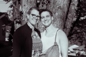 Theo Germaine Instagram - Happy International Women’s Day to all, but especially to my dear mama.  Mom, I’m grateful you are in my life.  I love you. I respect you and I am grateful for all the things I learned from you when I was a kid that helped me survive into adulthood.  I am grateful for the way you understand that I am my own gender, that doesn’t negate yours at all, and I feel seen by you, and I see you.  I respect your struggle and your labor.  I love your sense of humor, and the fact that we both love stop animation movies, The Price is Right, and Alanis Morrisette.  I love that we both love mustard, vampires, Grandma Helen’s caramel popcorn, admiring shiny rocks, French bulldogs, and clapping and rubbing our hands together when we’re excited.  I am grateful you are so silly.  I am grateful that I hear you in my voice when I speak sometimes.  I am grateful that we were brought together to connect in this universe, no matter the circumstances that brought us together.  I also respect your survival through the ways you’ve experienced harm.  And I like you.  You are a worthy and beautiful person who I want to give gifts back to because of the gifts you’ve given me.  Earnestly, I love you.  These are my favorite pictures of us.  Just before this photo was taken, you were smelling fresh rosemary in my friend’s garden where we took the photos, in awe of the fresh scent.  Not everybody would be drawn to a rosemary bush like that.  I love your wonder and I love that moment. I miss you and I can’t wait to see you again! (Photo by: @_irisray and makeup by @justmakingitallup ) #internationalwomensday