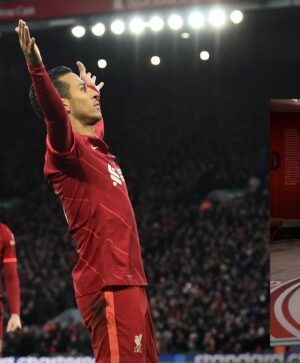 Thiago Alcántara Instagram - Anfield, family and friends. Special moments in Red!
#YNWA 🫶🏽 @liverpoolfc