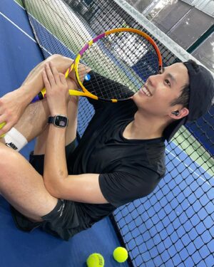 Thiti Mahayotaruk Instagram - There’s nothing better than enjoying music and sports.

#NothingThailand 
#Ear