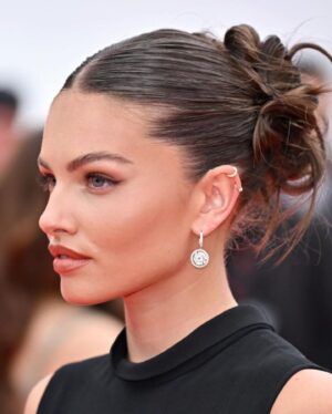 Thylane Blondeau Instagram - 7 years after look who’s back 🥹❤️
Thank you @nespresso for having me ☕️🖤
Thank you @givenchy for this incredible dress
Thank you @messika for theses beautiful jewelry 
ILY ❤️
Hair by @lauriezanolettihair 
Make up by @kirstiemurphy_